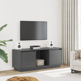 TV Cabinet Grey 110.5x35x44 cm Solid Wood Pine 814341