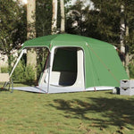 ZNTS Camping Tent with Porch Dome 5-Person Green Waterproof 4009581