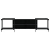 TV Cabinet Black 203x37x50 cm Engineered Wood 837607