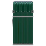 Log Holder Green 120x45x100 cm Galvanised Steel 364543