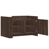 Coffee Table Brown oak 80x50x50 cm Engineered Wood 848359