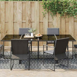 Outdoor Carpet ARAKIL White and Black 190x290 cm PP 310431