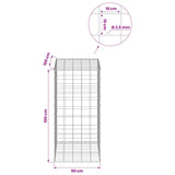 Gabion with 3.5 mm Wire and 10x10 cm Mesh 50x100x100 cm 3463387