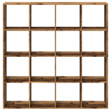 Book Cabinet Old Wood 137.5x29x137.5 cm Engineered Wood 3310296