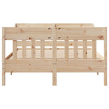 Bed Frame without Mattress 120x200 cm Solid Wood Pine 3307008