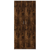 Wardrobe Smoked Oak 80x50x180 cm Engineered Wood 815351