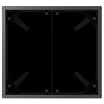 Sun Lounger with Table 2 pcs Black 40 x 40 x 40.5 cm 42009980