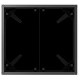 Sun Lounger with Table 2 pcs Black 40 x 40 x 40.5 cm 42009980