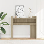 ZNTS Console Table Sonoma Oak 100x35x90 cm Engineered Wood 848467