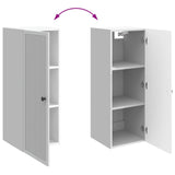 Wall-Mounted Cabinet High Gloss White 33 x 34.5 x 90 cm 897909
