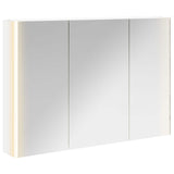 Bathroom Mirror Cabinet White 103.5 x 15.5 x 70 cm 889271