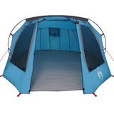 Tunnel Tent 3-Person with Roof Blue and Grey 328 x 228 x 115 cm 42004051