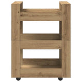Kitchen Trolley Artisan Oak 60 x 45 x 80 cm Engineered Wood 862118