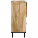 Side Cabinet 80x33x75 cm Solid Wood Mango 358239