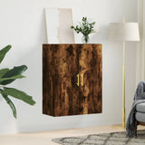Wall Mounted Cabinet Smoked Oak 69.5x34x90 cm 828417