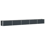 Planter Anthracite 480 x 50 x 45 cm Galvanised Steel 42018210