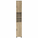 Bathroom Cabinet with Storage Sonoma Oak 30 x 35 x 192 cm 883336