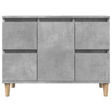 Sink Cabinet Concrete Grey 80x33x60 cm Engineered Wood 857125