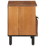 Bedside Cabinet 2 pcs Brown 40 x 33 x 46 cm Solid Mango Wood 4017907