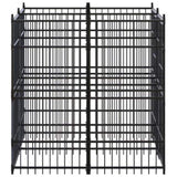 Outdoor Dog Kennel Steel 3.69 m 3097937