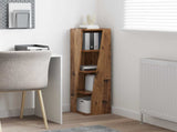 Corner Cabinet Old Wood 27.5x27x102cm Engineered Wood 889853