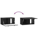 Wall-Mounted TV Cabinet Black 59.5 x 31 x 30 cm Engineered Wood 898026