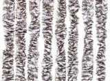 Fly Curtain Brown and Beige 100x200 cm Chenille 377373