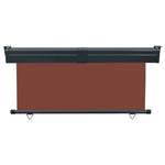 Balcony Side Awning 165x250 cm Brown 48435