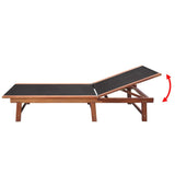 9 Piece Outdoor Dining Set with Cushions Solid Acacia Wood 42649