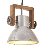 Industrial Hanging Lamp 25 W Silver Round 19 cm E27 320531