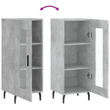Sideboard Concrete Grey 34.5x34x90 cm Engineered Wood 828816