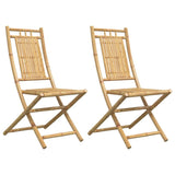 Folding Garden Chairs 2 pcs 46x66x99 cm Bamboo 368037