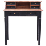 Writing Desk with Drawers 90x50x101 cm Solid Mahogany Wood 283910