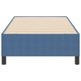 Box Spring Bed Blue 90 x 200 cm Velvet 42006950