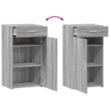 Sideboard Grey Sonoma 50x42.5x93 cm Engineered Wood 846297