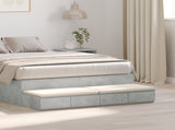 Bed Drawers Concrete Grey 120 x 36.5 x 16.5 cm Engineered Wood 866942