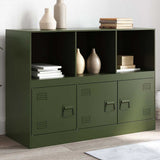 Sideboard Olive Green 99x39x73 cm Steel 841791