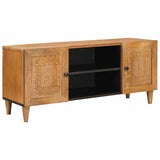 TV Units Light Brown 105 x 33 x 46 cm Solid Mango Wood 4018080