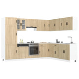 14 Piece Kitchen Cabinet Set "Porto" Sonoma Oak Engineered Wood 3314994