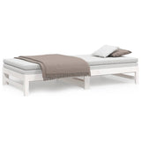 Pull-out Day Bed without Mattress White 2x cm 823405