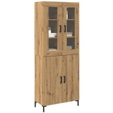 Highboard 2 pcs Artisan oak 69.5 x 34 x 180 cm Engineered Wood 3334350