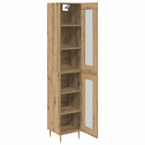 Highboard 2 pcs Artisan Oak Glass 3415973