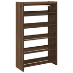 ZNTS Shoe Rack Brown Oak 60x25x100 cm Engineered Wood 859875