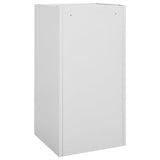 Saddle Cabinet Light Grey 53x53x105 cm Steel 339604