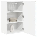 Wall Cabinet PORTO Smoked Oak 50 x 31 x 80 cm Engineered Wood 885390