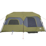 Family Tent 9-Person Green Quick Release Waterproof 94299