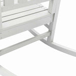Garden Rocking Chair 3 pcs White 38 x 38 x 46cm Plastic 3335814