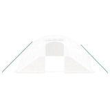 Greenhouse with Steel Frame White 40 m 10x4x2 m 3188075