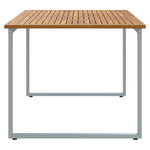 Garden Dining Table Grey 180 x 90 x 75 cm 4010596