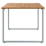 Garden Dining Table Grey 180 x 90 x 75 cm 4010596
